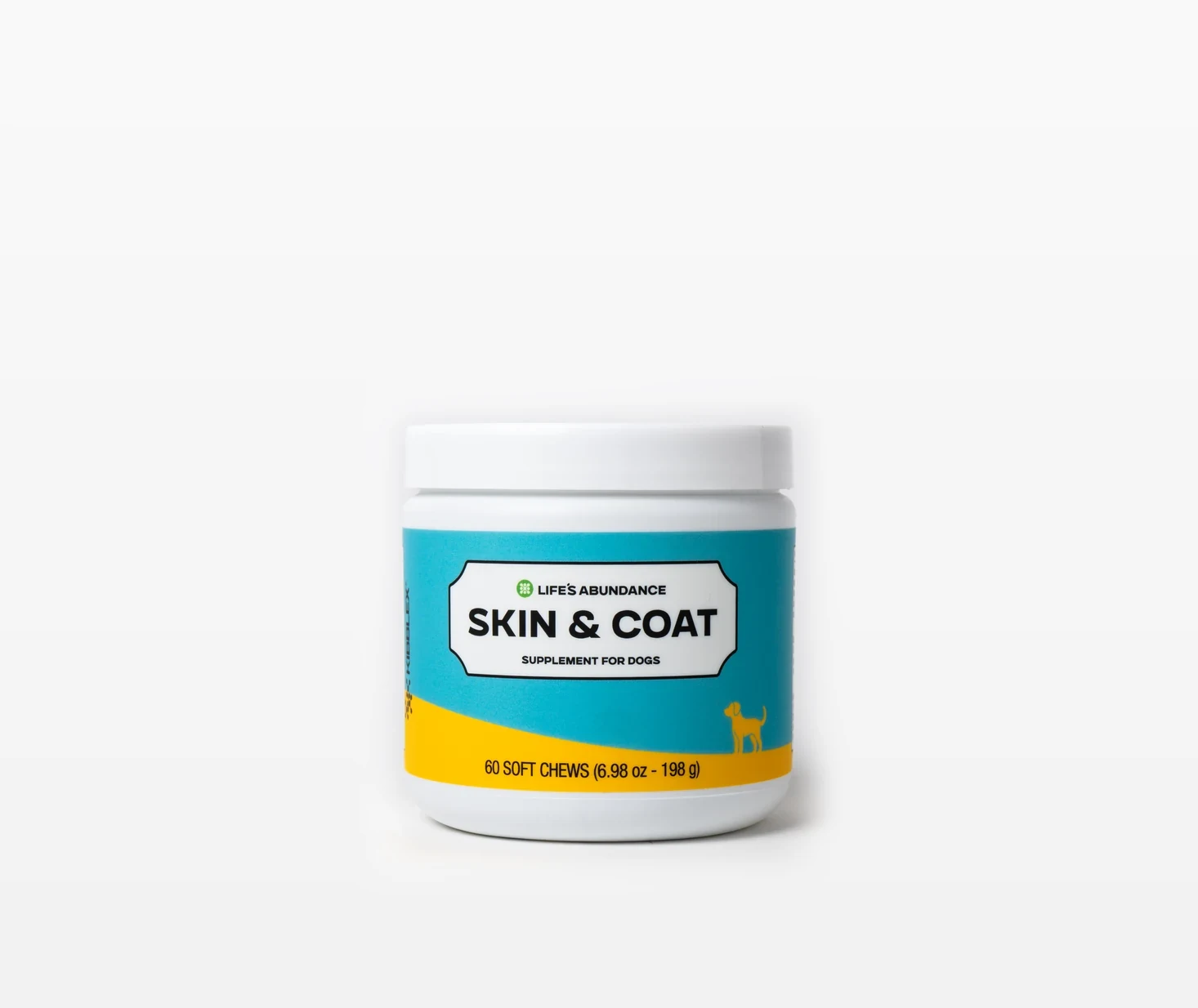 Skin and Coat Soft Chews, 60 count jar