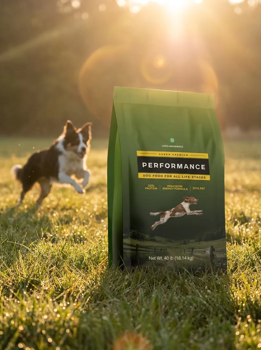 Performance Food in a golden-hour field