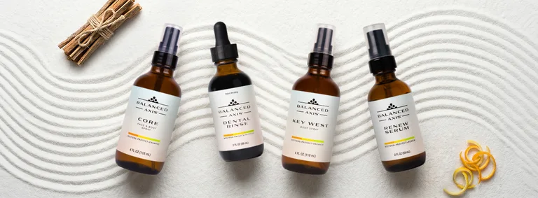 Balanced Axis skincare collection