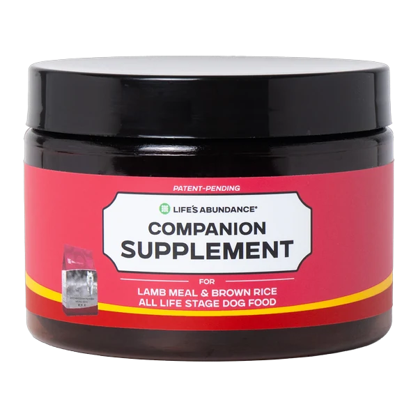 Companion Supplement  Lamb  Brown Rice